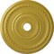 Ekena Millwork Cole Ceiling Medallion (Fits Canopies up to 9 1/8"), 25 3/8"OD x 3 3/8"ID x 1 3/8"P, Rich Gold CM25CORGS - alternate 1